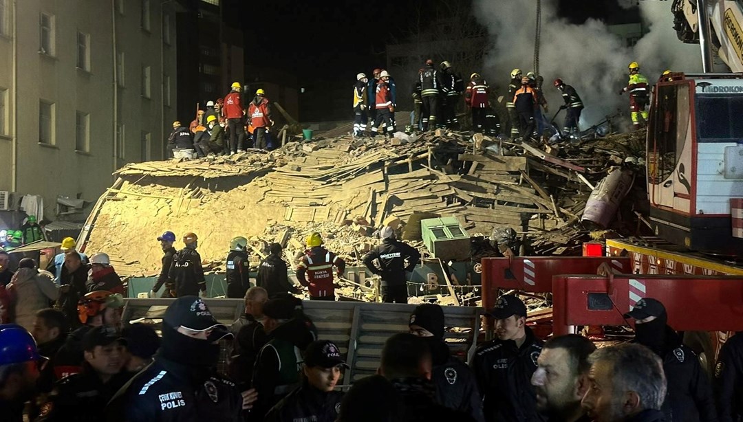 Konya’da çöken binada oturanlar o anları anlattı: Binadan sesler geliyordu