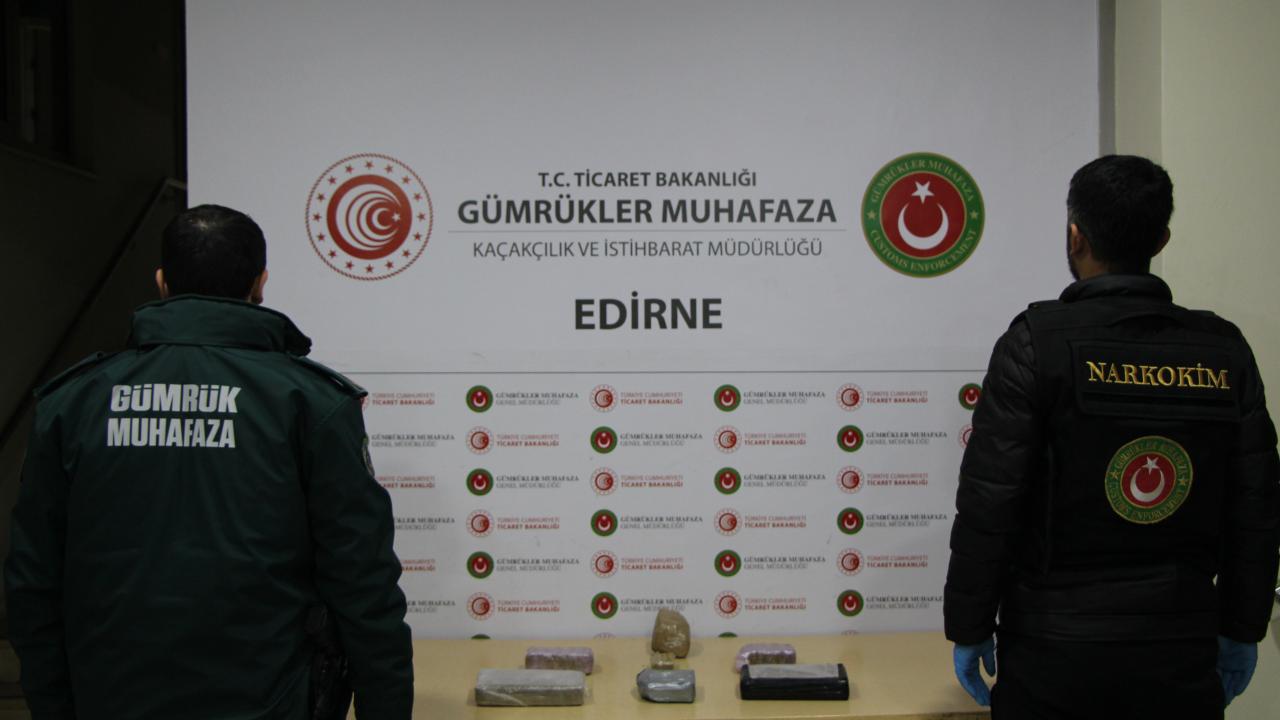 Kapıkule’de 4 kilo 318 gram uyuşturucu ele geçirildi