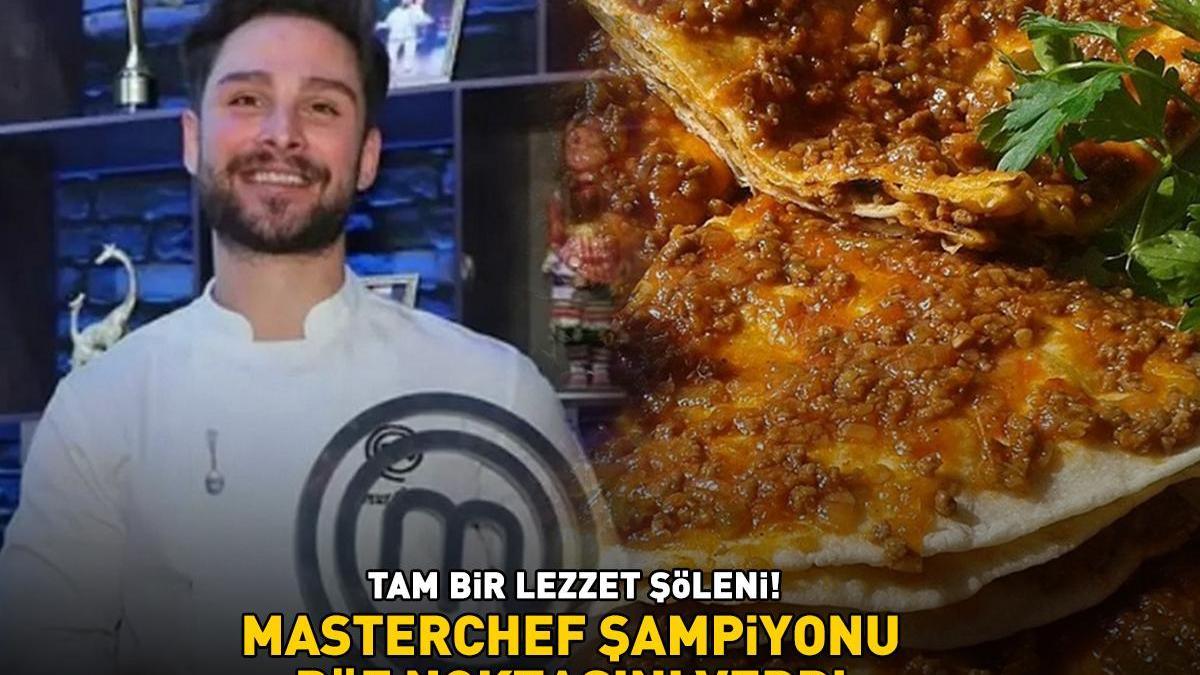 MasterChef şampiyonu Onur Üresin püf noktasını verdi! Tam bir lezzet şöleni! Kayseri yağlaması böyle olur